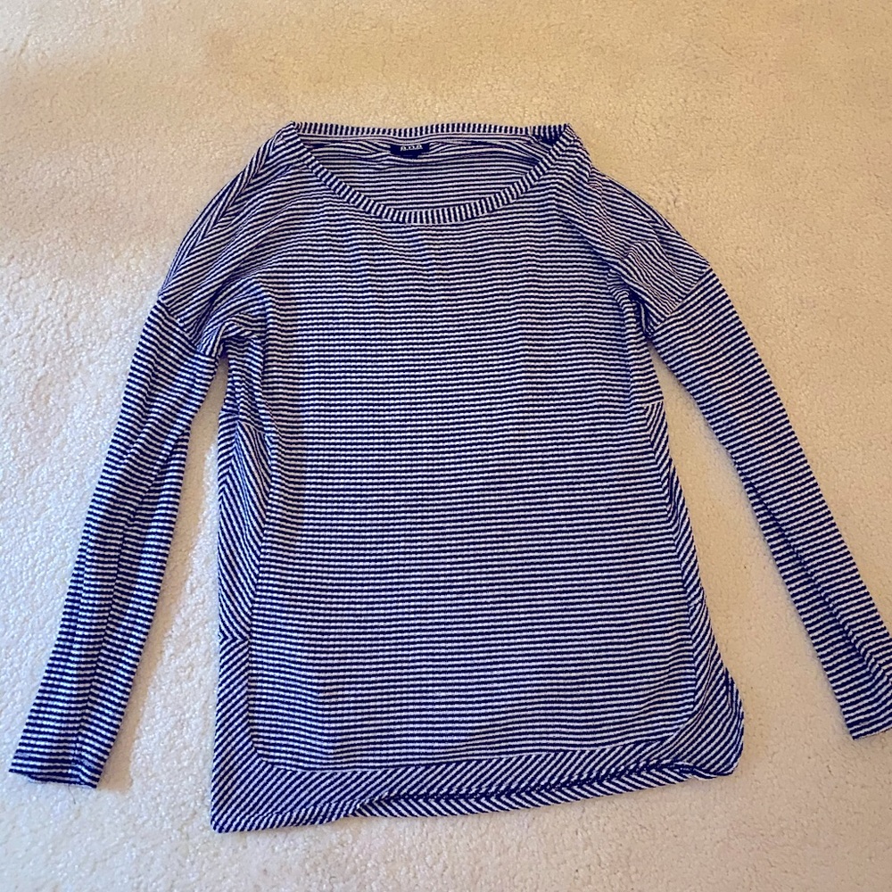 ANA long-sleeve striped shirt
